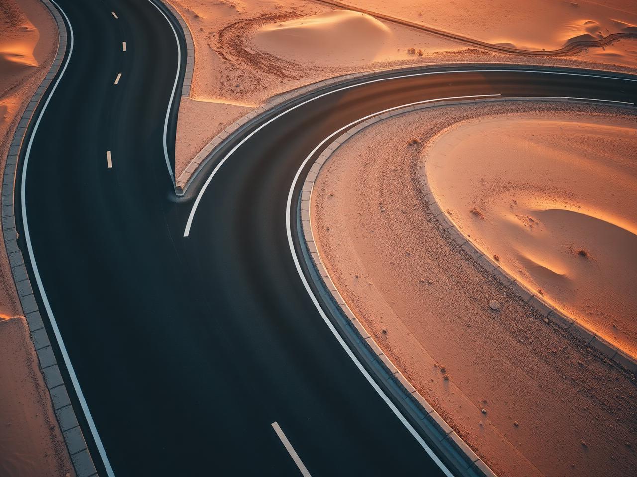 سفلتة طريق سريع في جدة